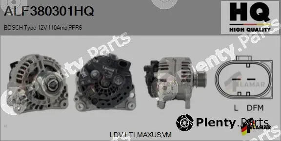 Flamar ALF380301HQ — Alternator