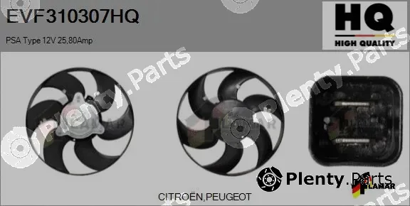 Flamar EVF310307HQ — Fan, engine cooling