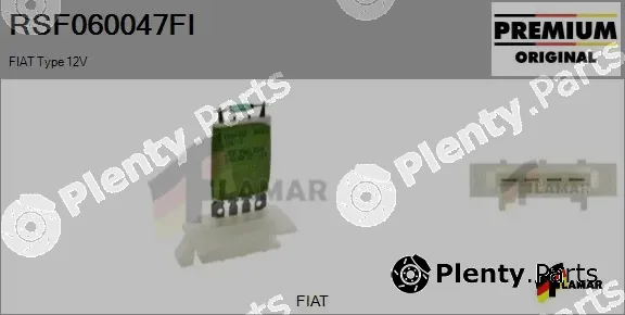 Flamar RSF060047FI — Resistor, interior blower