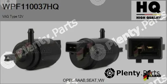 Flamar WPF110037HQ — Washer Fluid Pump, window cleaning