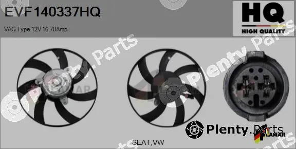 Flamar EVF140337HQ — Fan, engine cooling