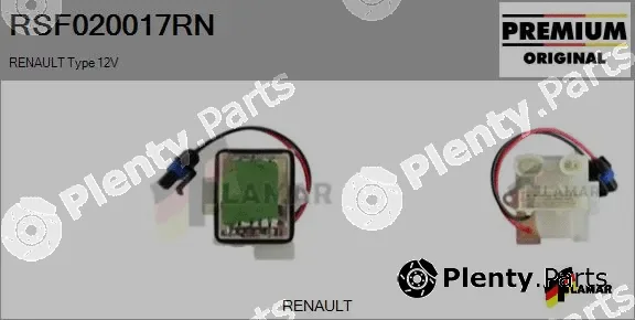 Flamar RSF020017RN — Resistor, interior blower