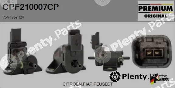 Flamar CPF210007CP — Pressure Converter, exhaust control