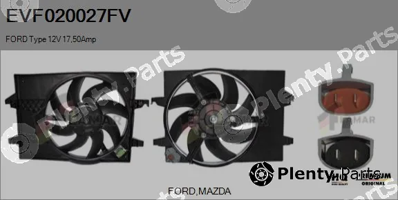 Flamar EVF020027FV — Electric Motor, radiator fan