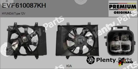 Flamar EVF610087KH — Electric Motor, radiator fan