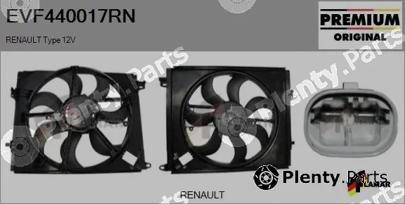 Flamar EVF440017RN — Electric Motor, radiator fan