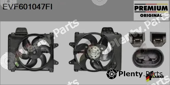 Flamar EVF601047FI — Electric Motor, radiator fan