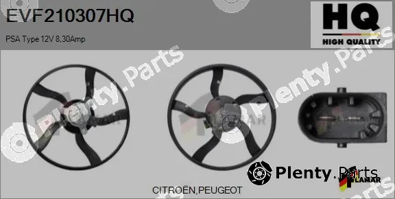 Flamar EVF210307HQ — Fan, engine cooling
