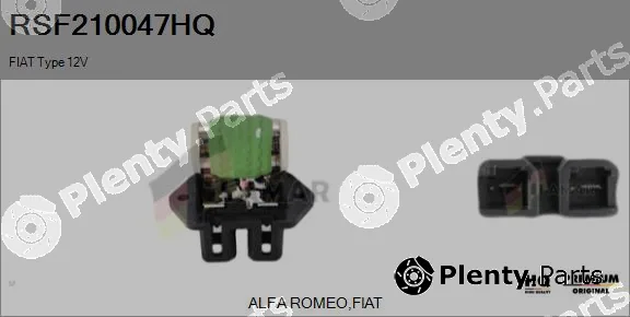 Flamar RSF210047HQ — Series resistor, electric motor (radiator fan)