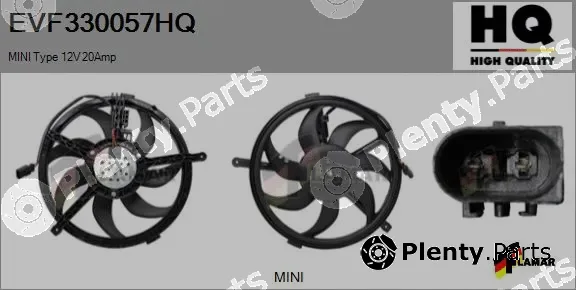 Flamar EVF330057HQ — Electric Motor, radiator fan