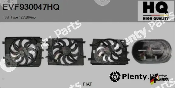 Flamar EVF930047HQ — Electric Motor, radiator fan