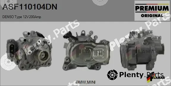 Flamar ASF110104DN — Alternator, starter