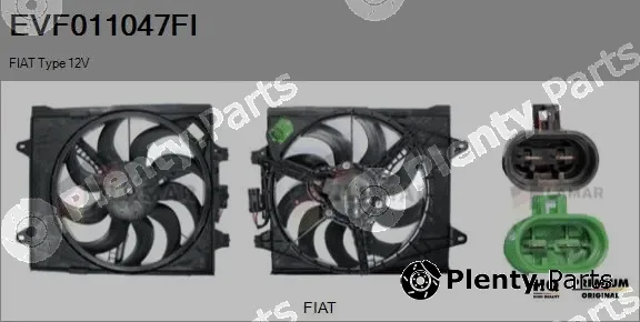 Flamar EVF011047FI — Electric Motor, radiator fan