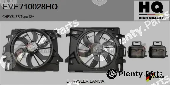 Flamar EVF710028HQ — Electric Motor, radiator fan