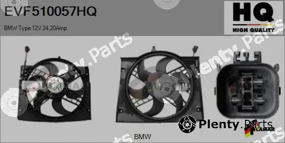 Flamar EVF510057HQ — Electric Motor, radiator fan