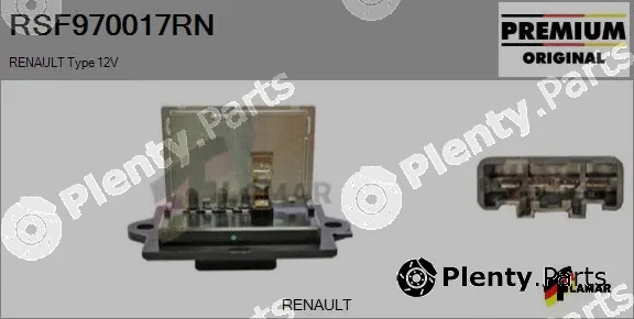 Flamar RSF970017RN — Resistor, interior blower