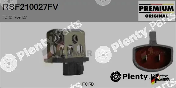 Flamar RSF210027FV — Series resistor, electric motor (radiator fan)