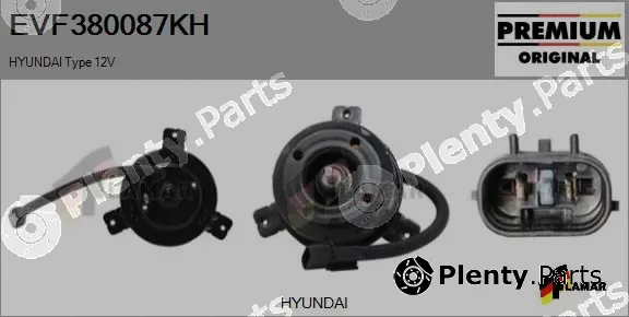 Flamar EVF380087KH — Electric Motor, radiator fan