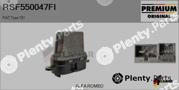 Flamar RSF550047FI — Resistor, interior blower