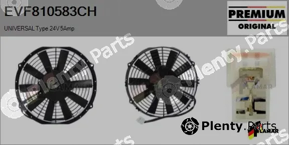 Flamar EVF810583CH — Electric Motor, radiator fan