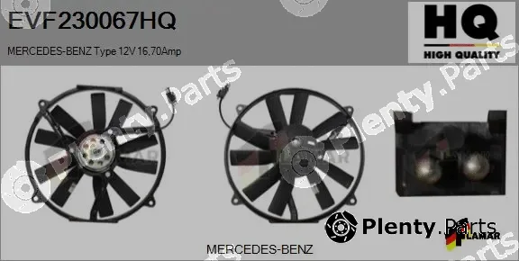 Flamar EVF230067HQ — Electric Motor, radiator fan