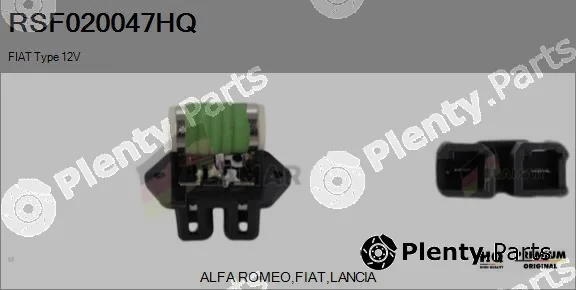 Flamar RSF020047HQ — Series resistor, electric motor (radiator fan)