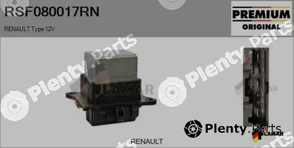 Flamar RSF080017RN — Resistor, interior blower