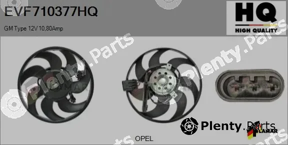 Flamar EVF710377HQ — Fan, engine cooling