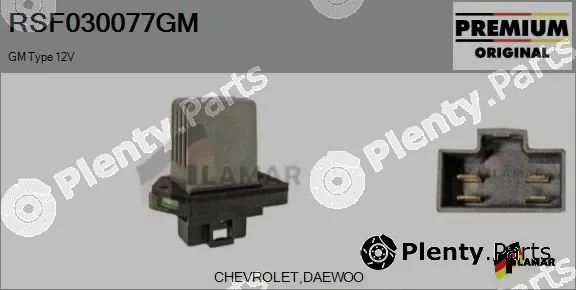 Flamar RSF030077GM — Resistor, interior blower
