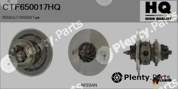 Flamar CTF650017HQ — Core assembly, turbocharger