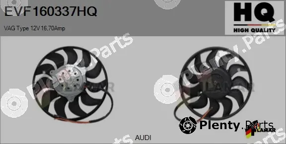 Flamar EVF160337HQ — Fan, engine cooling