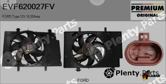 Flamar EVF620027FV — Electric Motor, radiator fan