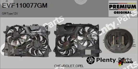 Flamar EVF110077GM — Electric Motor, radiator fan