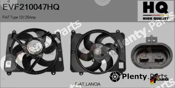 Flamar EVF210047HQ — Electric Motor, radiator fan