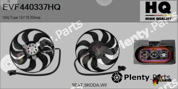 Flamar EVF440337HQ — Fan, engine cooling
