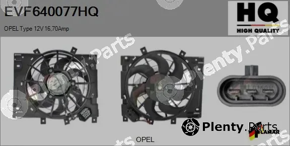 Flamar EVF640077HQ — Electric Motor, radiator fan