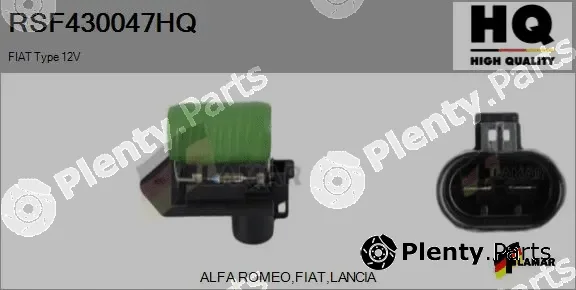 Flamar RSF430047HQ — Series resistor, electric motor (radiator fan)