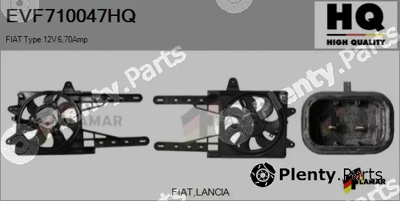 Flamar EVF710047HQ — Electric Motor, radiator fan