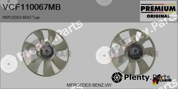 Flamar VCF110067MB — Clutch, radiator fan