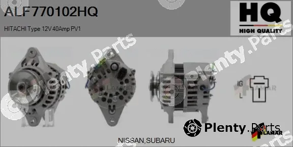 Flamar ALF770102HQ — Alternator