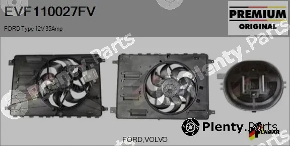 Flamar EVF110027FV — Electric Motor, radiator fan