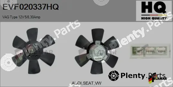 Flamar EVF020337HQ — Fan, engine cooling