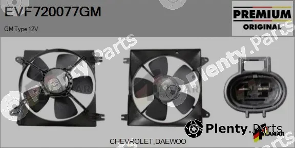 Flamar EVF720077GM — Electric Motor, radiator fan