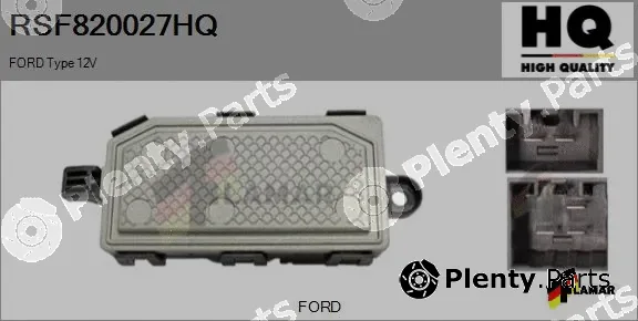 Flamar RSF820027HQ — Resistor, interior blower