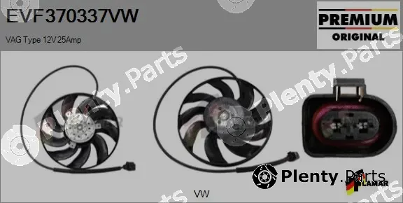 Flamar EVF370337VW — Fan, engine cooling