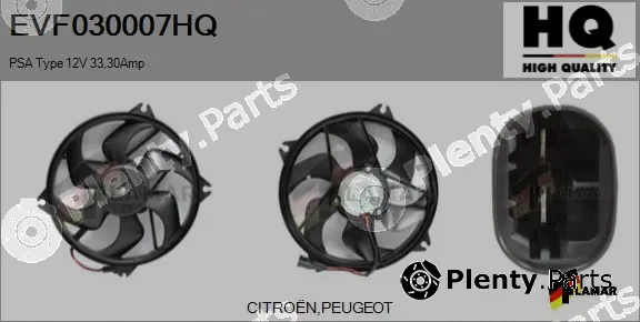 Flamar EVF030007HQ — Electric Motor, radiator fan