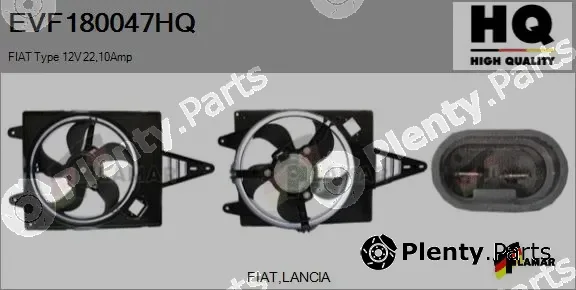 Flamar EVF180047HQ — Electric Motor, radiator fan