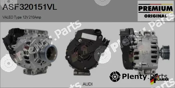 Flamar ASF320151VL — Alternator, starter