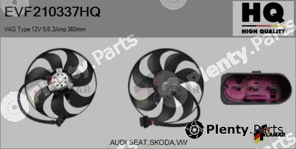 Flamar EVF210337HQ — Fan, engine cooling