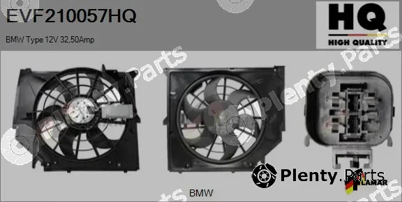 Flamar EVF210057HQ — Electric Motor, radiator fan